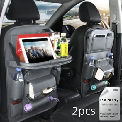 Luxury PU Leather Car Seat Organizer
