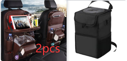 Luxury PU Leather Car Seat Organizer