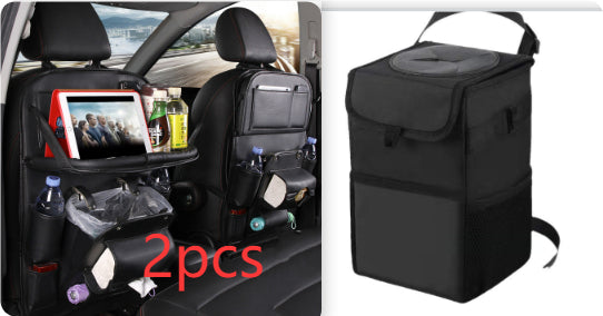 Luxury PU Leather Car Seat Organizer