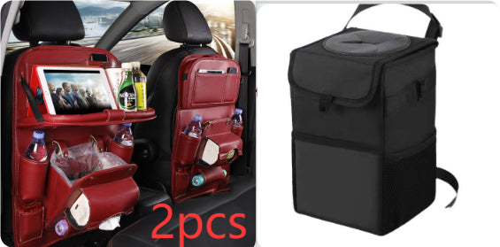 Luxury PU Leather Car Seat Organizer