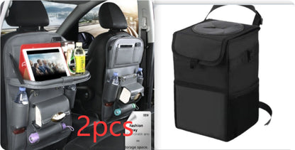 Luxury PU Leather Car Seat Organizer